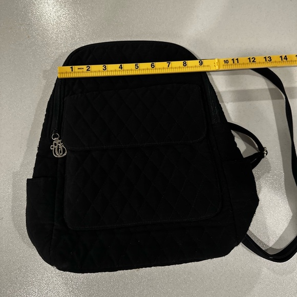 Vera Bradley Elegant Black Backpack - Picture 11 of 14